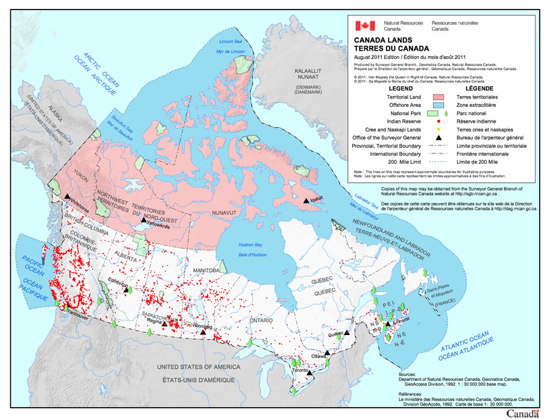 Illustration for article titled Canada is Really Big, but Not Empty